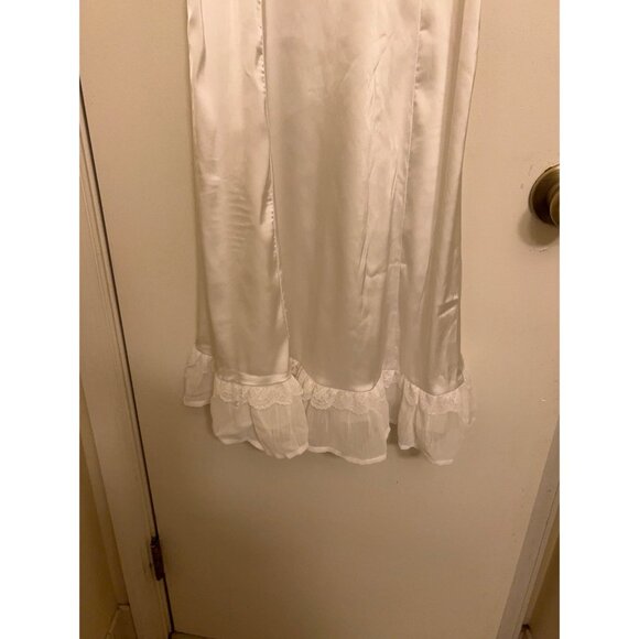 Belle Poque Lace Trim Babydoll Slip Dress V-Neck~ Satin~Y2K - Picture 9 of 16